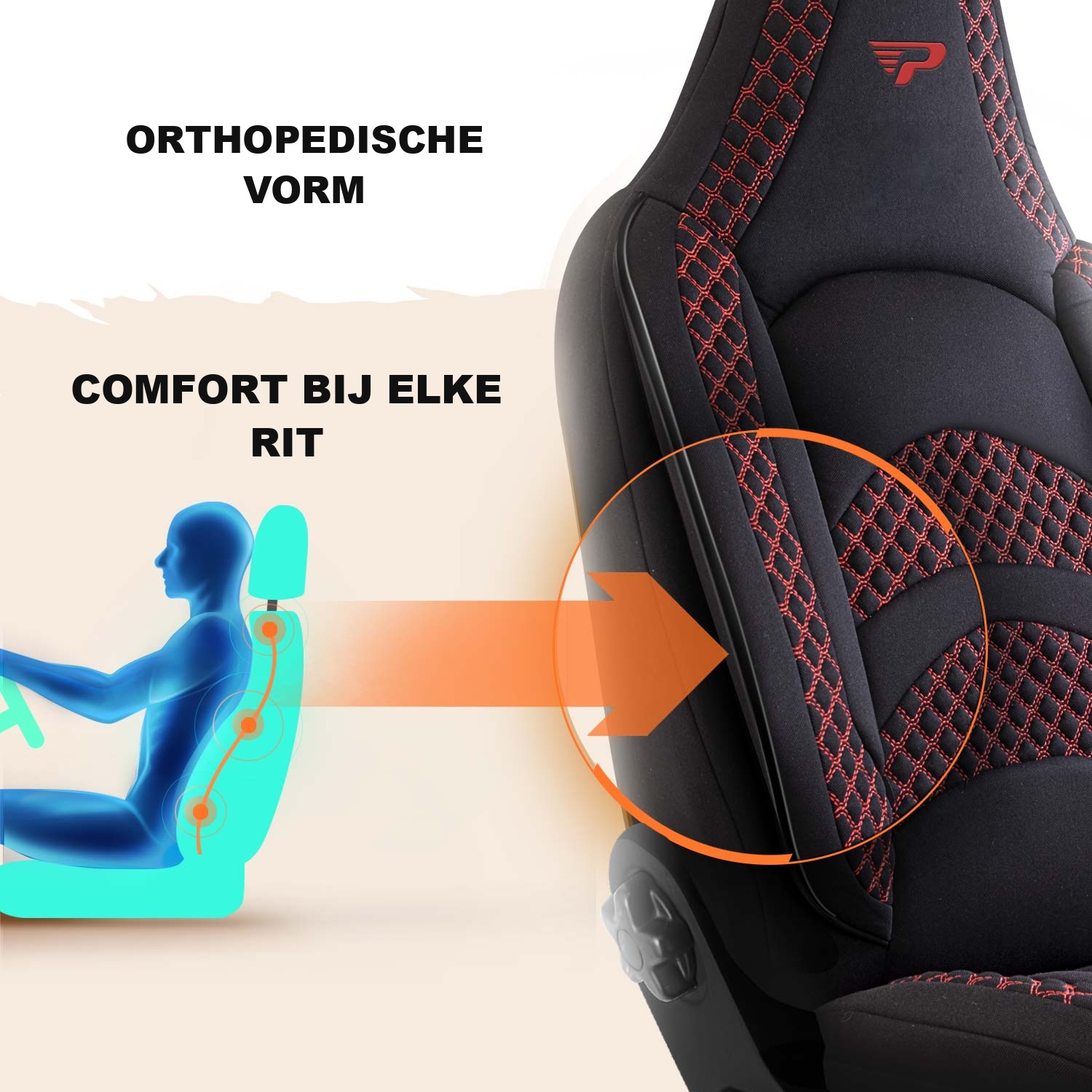 Vorm van de Limburg autostoelhoezen voor comfort tijdens het rijden